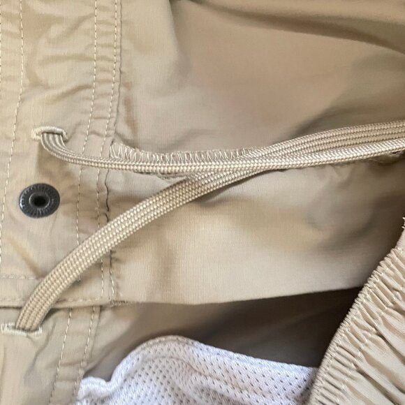 The North Face Convertible Pants Mens Large Horizon II Shorts Hike Beige AT9M - Picture 9 of 11